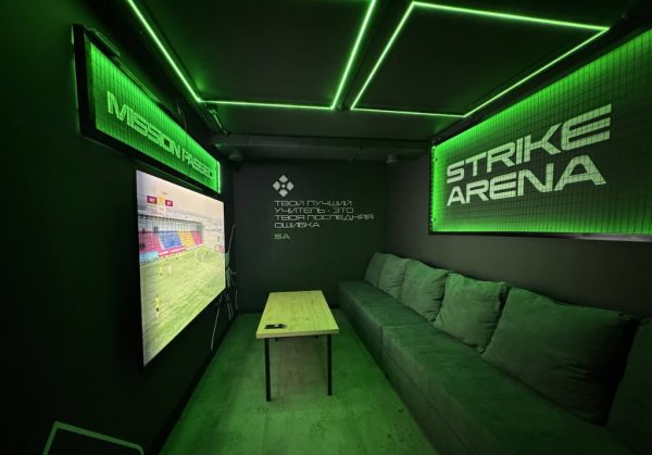 Интерьер клуба Strike Arena